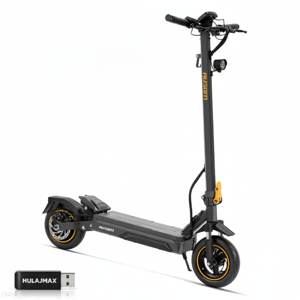 Hulajnoga elektryczna Ausom K20 Pro (Laluz 2 Pro), silnik 1400 W, akumulator 18 Ah 48 V, prędkość 20 km/h, zasięg 90 km - hulajmax.app