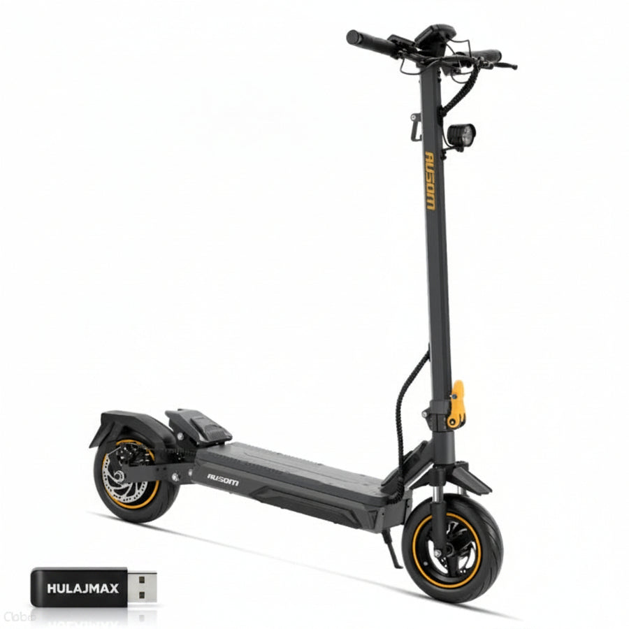 Hulajnoga elektryczna Ausom K20 Pro (Laluz 2 Pro), silnik 1400 W, akumulator 18 Ah 48 V, prędkość 20 km/h, zasięg 90 km - hulajmax.app