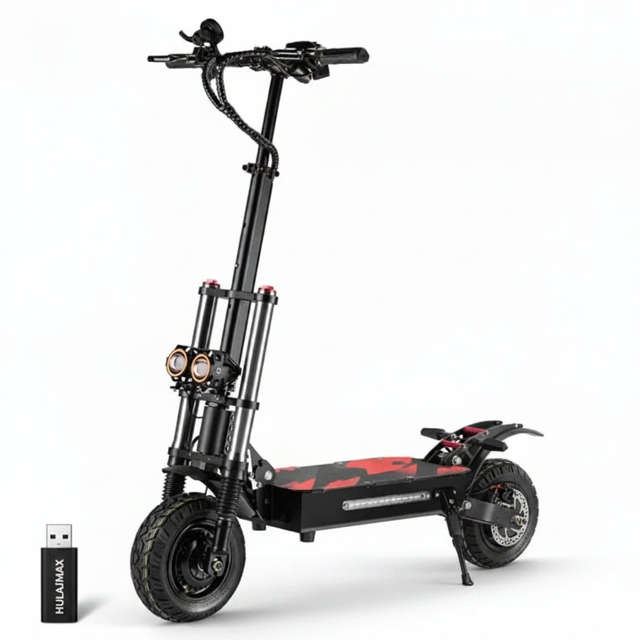 BOYUEDA S3-11 Składana hulajnoga elektryczna, silnik 2*3000 W, akumulator 60 V 38 Ah, 11-calowa opona, 85 km/h - hulajmax.app