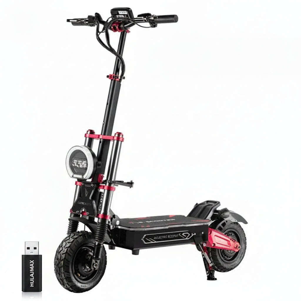 BOYUEDA S5-11 Składana hulajnoga elektryczna, silnik 2*3000 W, akumulator 60 V 38 Ah, 11-calowa opona, 85 km/h, zasięg 120 km - hulajmax.app