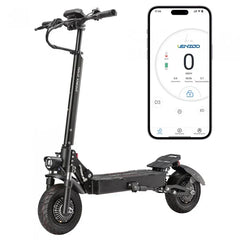 Halo Knight T104 Składana hulajnoga elektryczna, silnik 1200W*2, bateria 52V 21Ah, 10-calowe opony, maks. prędkość 65km/h - hulajmax.app