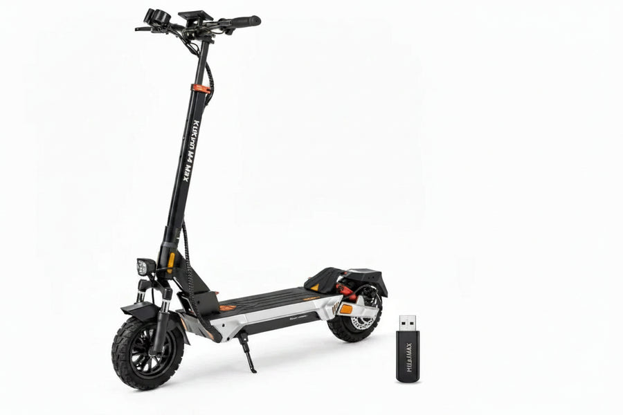 Hulajnoga elektryczna KuKirin M4 Max, silnik 800W, bateria 48V 18Ah, 10-calowe opony, maks. prędkość 45km/h - hulajmax.app