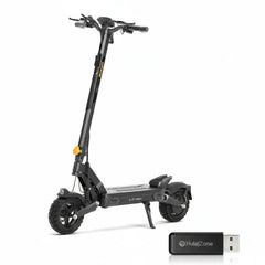 Jednosilnikowa składana hulajnoga elektryczna Ausom L2 Max, silnik 1000W, 50km/h, bateria 48V 20,8Ah, opony bezdętkowe 10x3 cali - hulajmax.app
