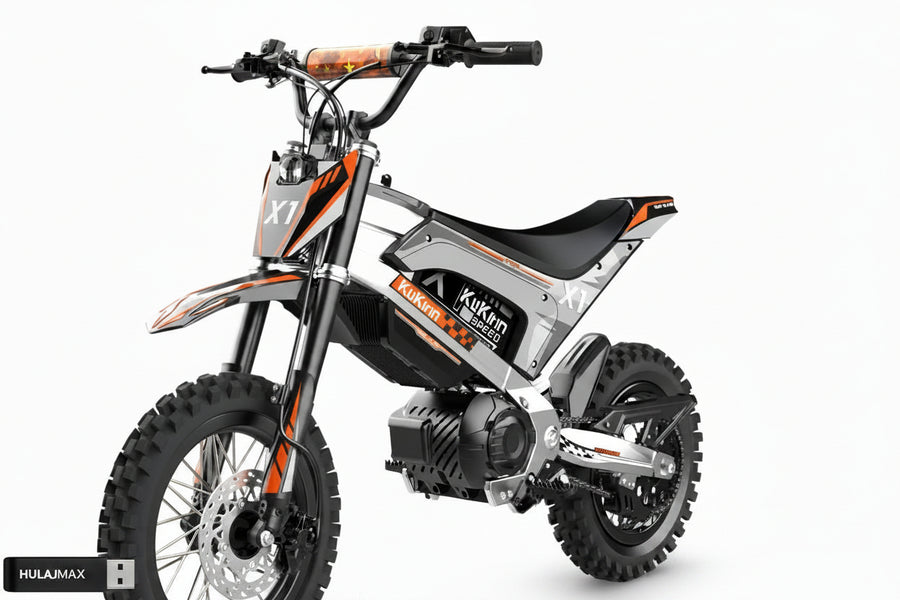 Motocykl elektryczny KuKirin X1, silnik o średniej mocy 1000 W, akumulator 48 V 20,8 Ah, opony terenowe 14/12 cali - hulajmax.app