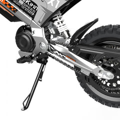 Motocykl elektryczny KuKirin X1, silnik o średniej mocy 1000 W, akumulator 48 V 20,8 Ah, opony terenowe 14/12 cali - hulajmax.app