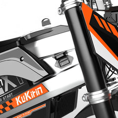 Motocykl elektryczny KuKirin X1, silnik o średniej mocy 1000 W, akumulator 48 V 20,8 Ah, opony terenowe 14/12 cali - hulajmax.app