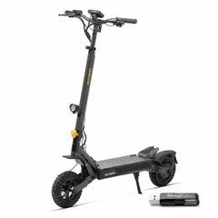 Ausom L1 Max Składana e-hulajnoga, 1000W 48V 20,8Ah 90 km 50 km/h, amortyzujące zawieszenie sprężynowe - hulajmax.app