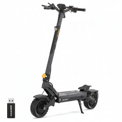 Składana hulajnoga elektryczna Ausom DT2 Pro, 2*1100W, 68km/h, bateria 52V 23,4Ah, wykorzystuje technologię podwozia lotniczego - hulajmax.app