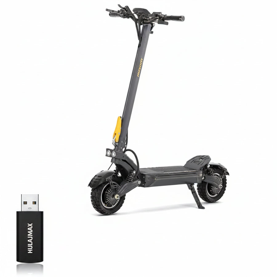 Składana hulajnoga elektryczna Ausom F1 Max, silnik 2*1400W, bateria 60V 20,8Ah, opony 10x3,0 cali, maks. prędkość 72 km/h - hulajmax.app