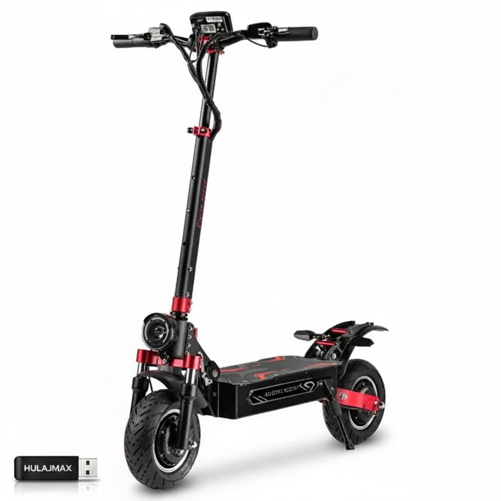 Składana hulajnoga elektryczna BOYUEDA Q7 Pro Max, silnik 1600 W*2, akumulator 52 V 28 Ah, 10-calowa opona - hulajmax.app