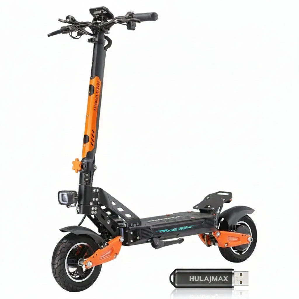 Składana hulajnoga elektryczna Halo Knight T102, silnik 1200W, bateria 52V 21Ah, 10-calowe opony, maks. prędkość 50km/h - hulajmax.app