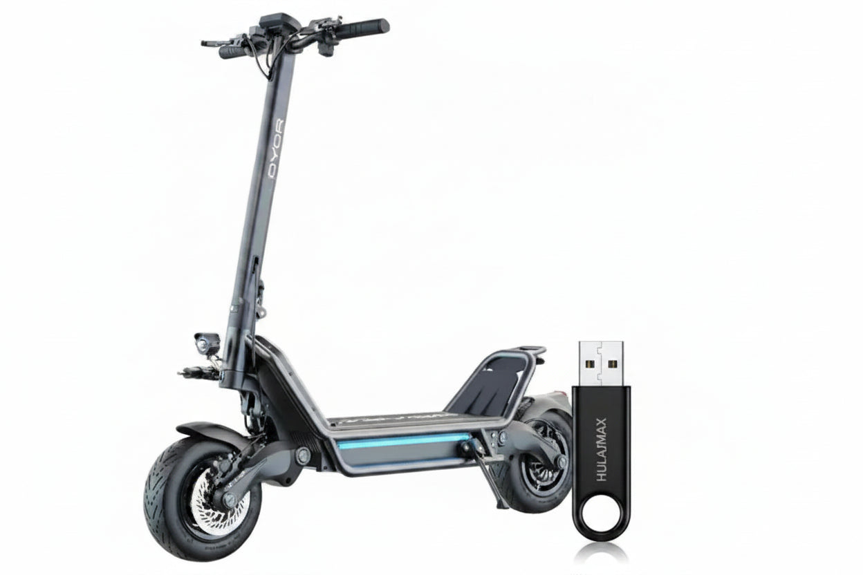 Joyor E6-S, bateria 60V 31.5Ah, tłumik kierownicy, prędkość 80km/h - hulajmax.app